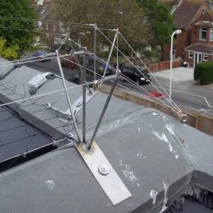 Gull/Pigeon Wire Triangular Ridge Bracket 180mm
